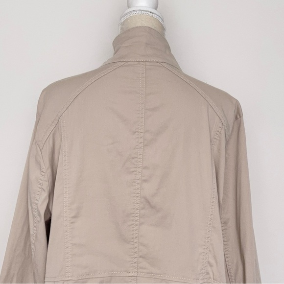 Chico’s Lightweight Utility Jacket Women’s Size 3 (16-18) Casual Classic - Picture 5 of 8